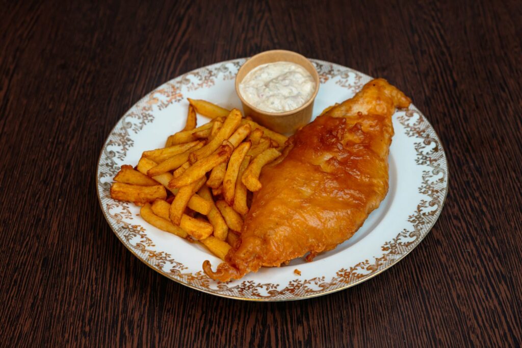 Fish & Chips de poisson blanc XL
