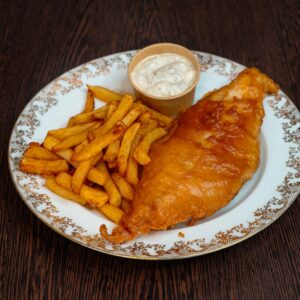 Fish & Chips de poisson blanc XL