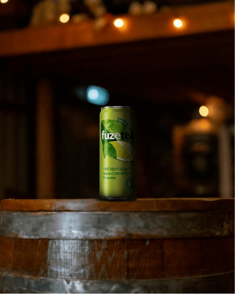 Canette Fuze Tea Citron Vert 33cl